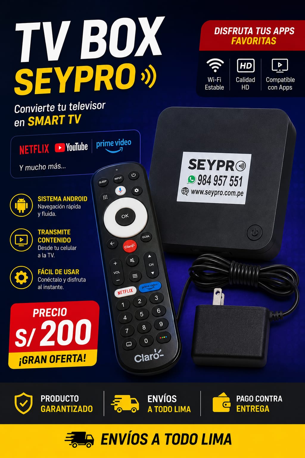 TV Box SEYPRO